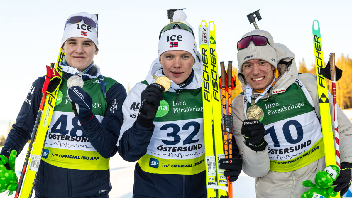 Mondiaux JeunesJuniors de biathlon 2025 Sivert Gerhardsen triomphe sur l'individuel hommes juniors, doublé norvégien (1)
