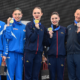 Natation artistique Anastasia Bayandina et Romane Lunel sur le podium en Coupe du monde à Paris