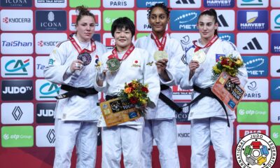 Judo Paris Grand Slam 2025 Manon Deketer et Melkia Auchecorne sur le podium en -63 kg