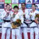 Judo Paris Grand Slam 2025 Manon Deketer et Melkia Auchecorne sur le podium en -63 kg