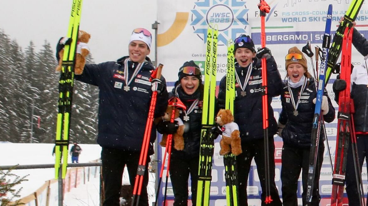 Ski de fond Le relais français sacré vice-champion du monde juniors