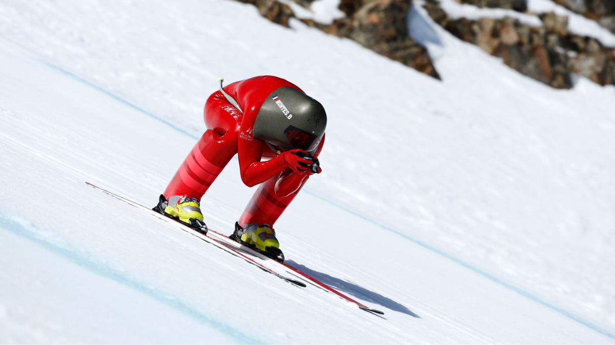 Ski de vitesse Cléa Martinez et Bastien Montès sur le podium à Vars