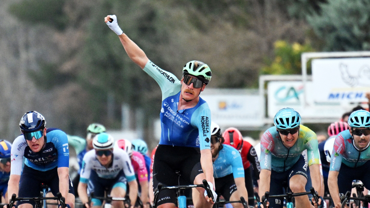 Tour des Alpes-Maritimes 2025 Victoire de Dorian Godon au sprint sur la 2ème étape