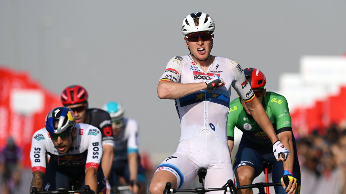 UAE Tour 2025 Tim Merlier remporte au sprint une 5ème étape animée