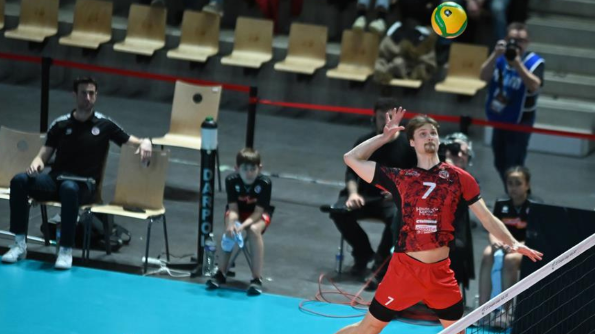 Volley CEV Cup hommes Chaumont sonné à domicile en quarts aller par Trentino