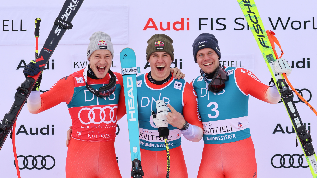 Descente hommes Kvitfjell 2025 Franjo von Allmen l’emporte et réduit l’écart sur Odermatt, la Suisse en force (1)