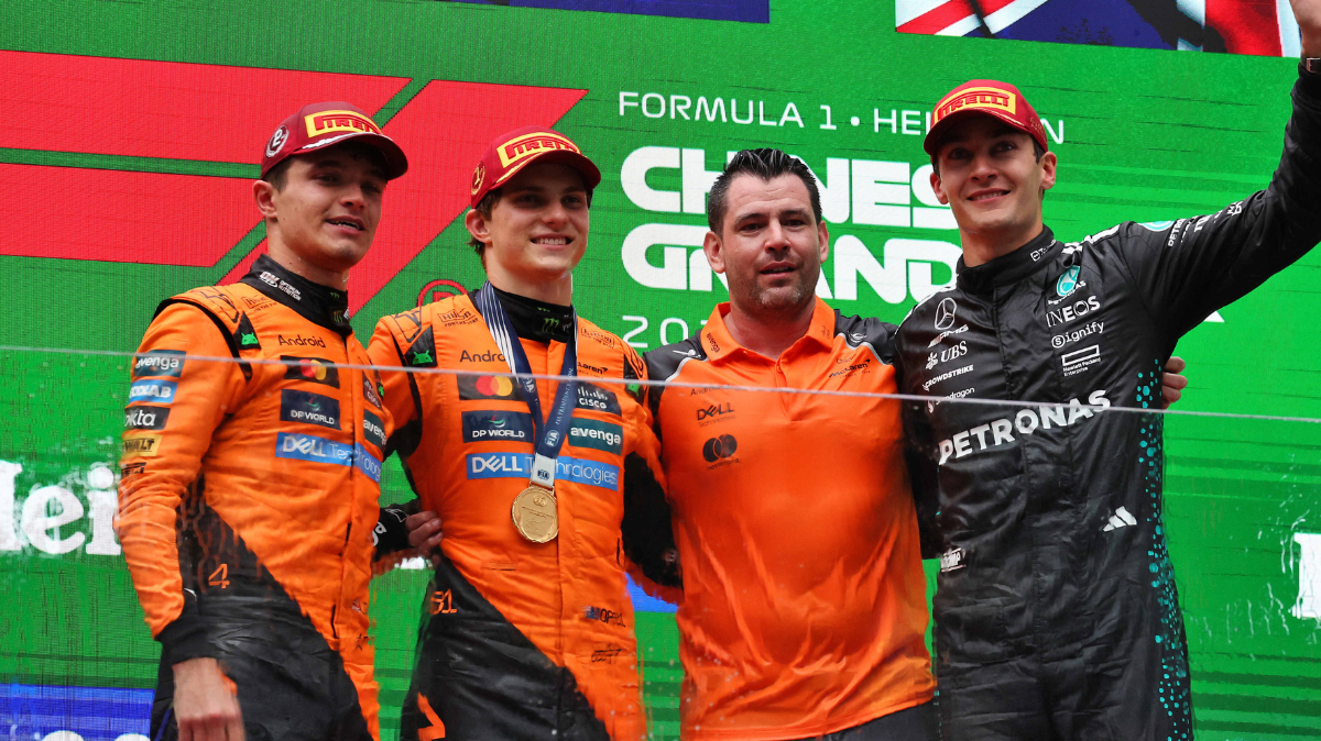 F1 GP de Chine 2025 Oscar Piastri remporte le Grand Prix, doublé McLaren (1)