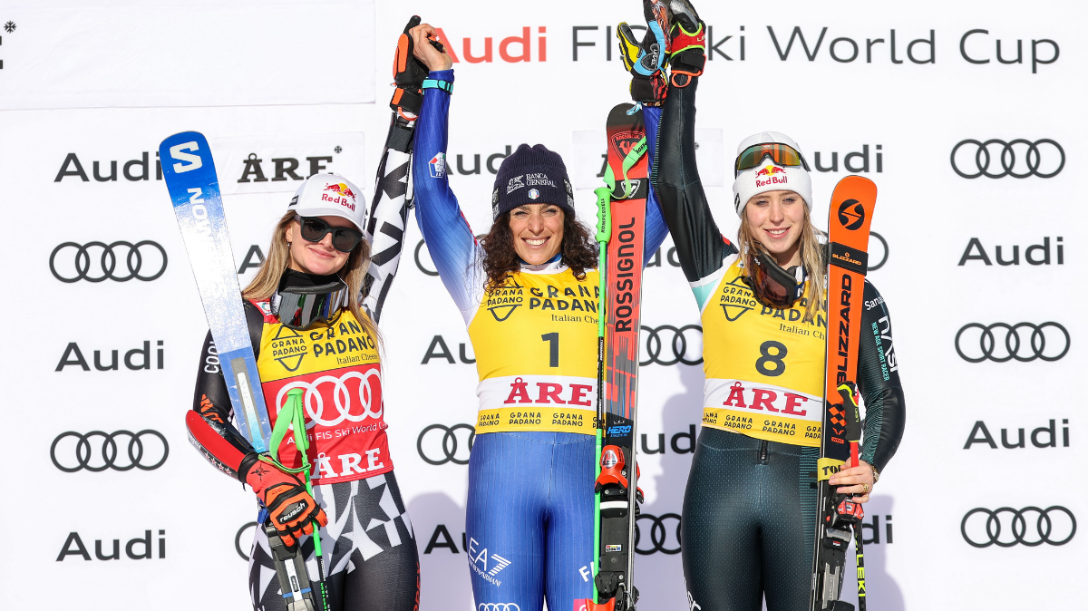 Géant femmes Are 2025 Federica Brignone signe un troisième succès de rang dans la discipline