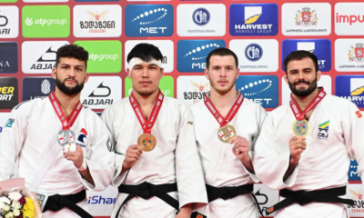Grand Slam de Tbilissi 2025 Alexis Mathieu (-90 kg) en argent, Fanny-Estelle Posvite (-78 kg) en bronze