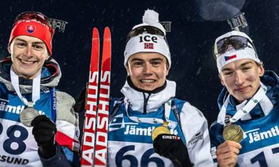 Mondiaux JeunesJuniors de biathlon 2025 Haavard Tosterud titré sur le sprint, trop de fautes pour les Bleuets