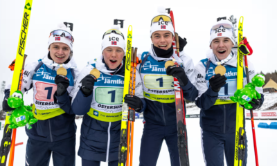 Mondiaux JeunesJuniors de biathlon 2025 La Norvège remporte le relais juniors hommes