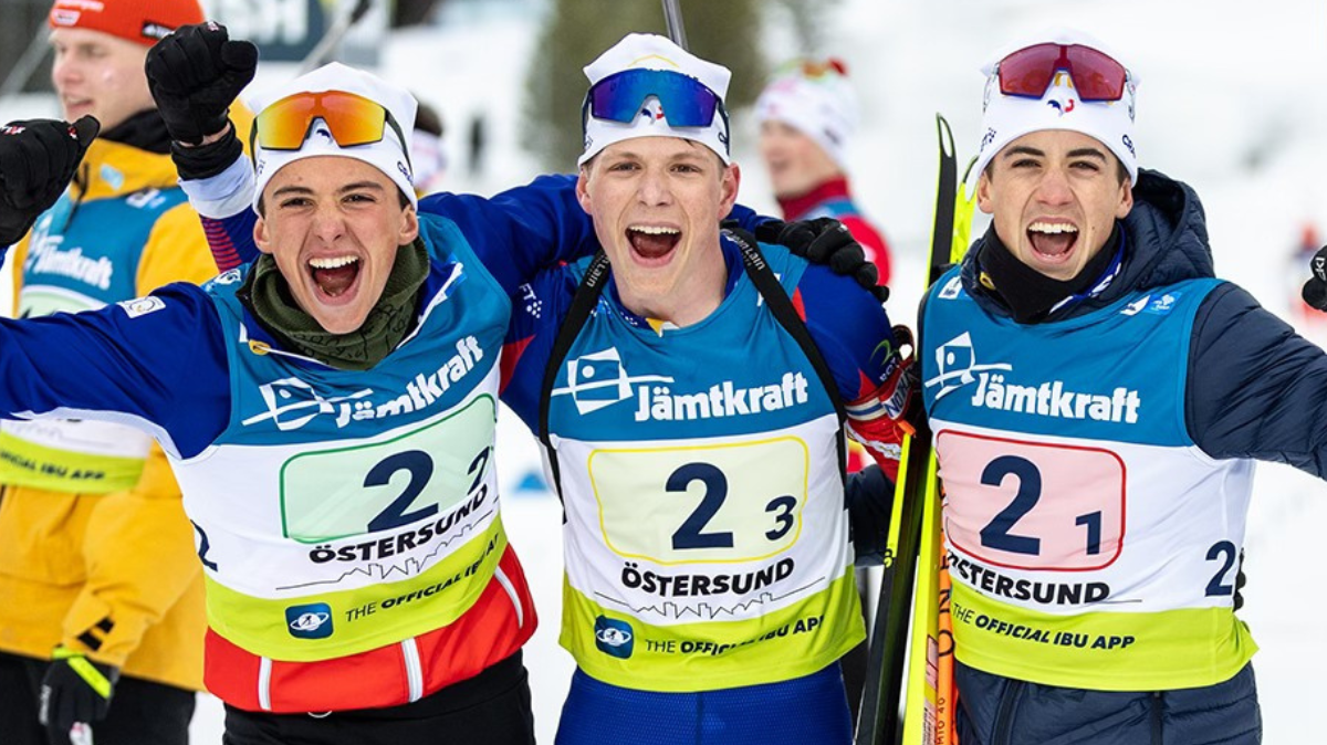 Mondiaux JeunesJuniors de biathlon 2025 Les Bleuets sacrés champions du monde sur le relais jeunes