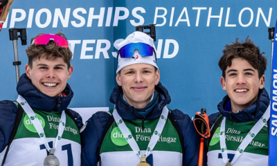 Mondiaux JeunesJuniors de biathlon 2025 Triplé français sur la mass start 60 jeunes, Léo Carlier titré (1)