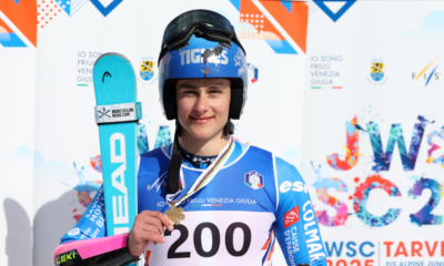 Mondiaux Ski alpin Juniors 2025 Flavio Vitale se pare d'or sur le Géant