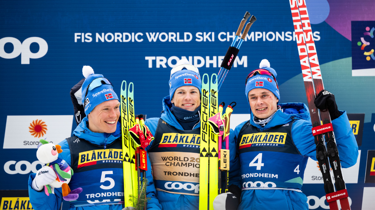 Mondiaux Ski de fond 2025 Johannes Klaebo titré sur le skiathlon 20 kilomètres (1)