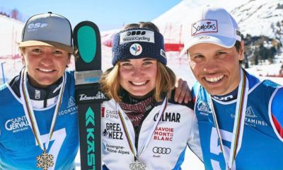Mondiaux de Télémark 2025  Noé Claye, Augustine Carliez et Yoann Rostolan se hissent sur le podium du sprint