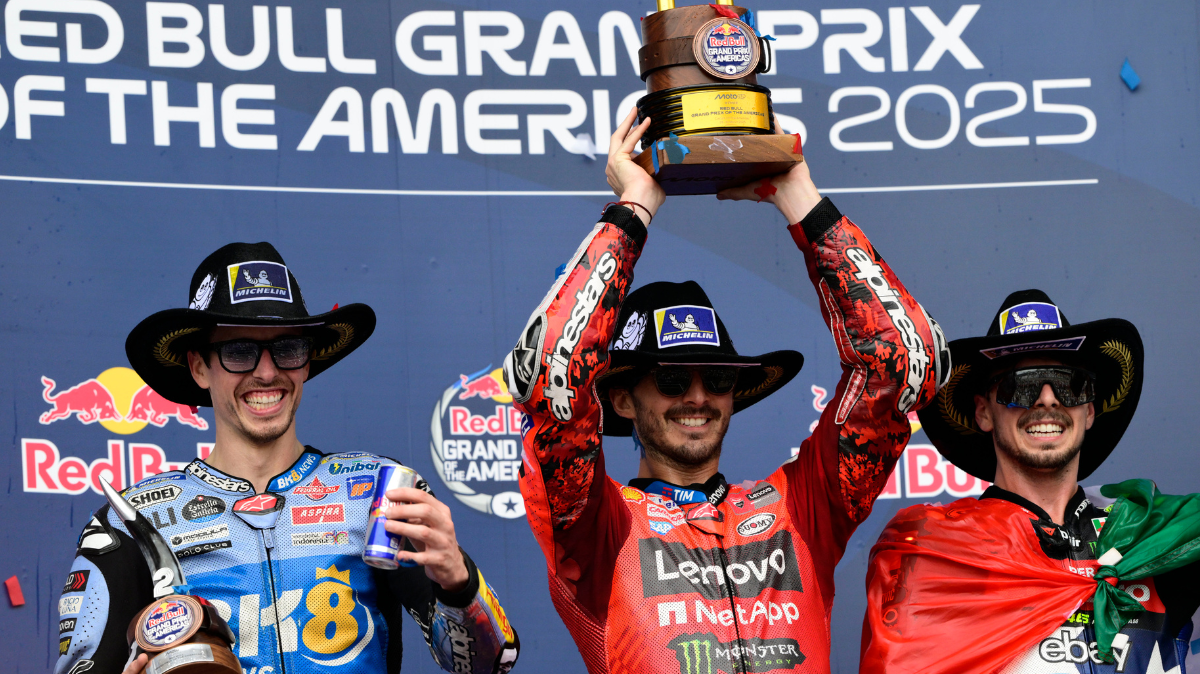 MotoGP GP des Amériques 2025 Francesco Bagnaia s'impose après la chute de Marc Marquez