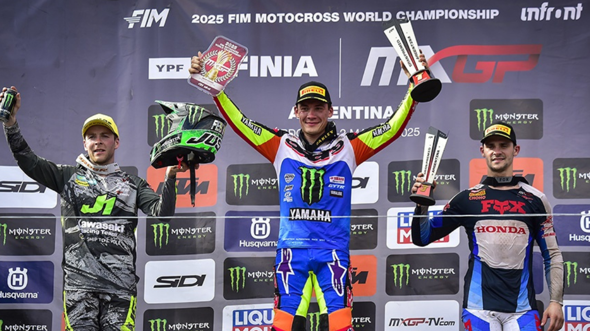 Motocross Maxime Renaux remporte le Grand Prix d'ouverture en Argentine devant Romain Febvre