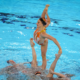 Natation artistique Les Bleues prennent la 2ème place en Team Acrobatic à Paris