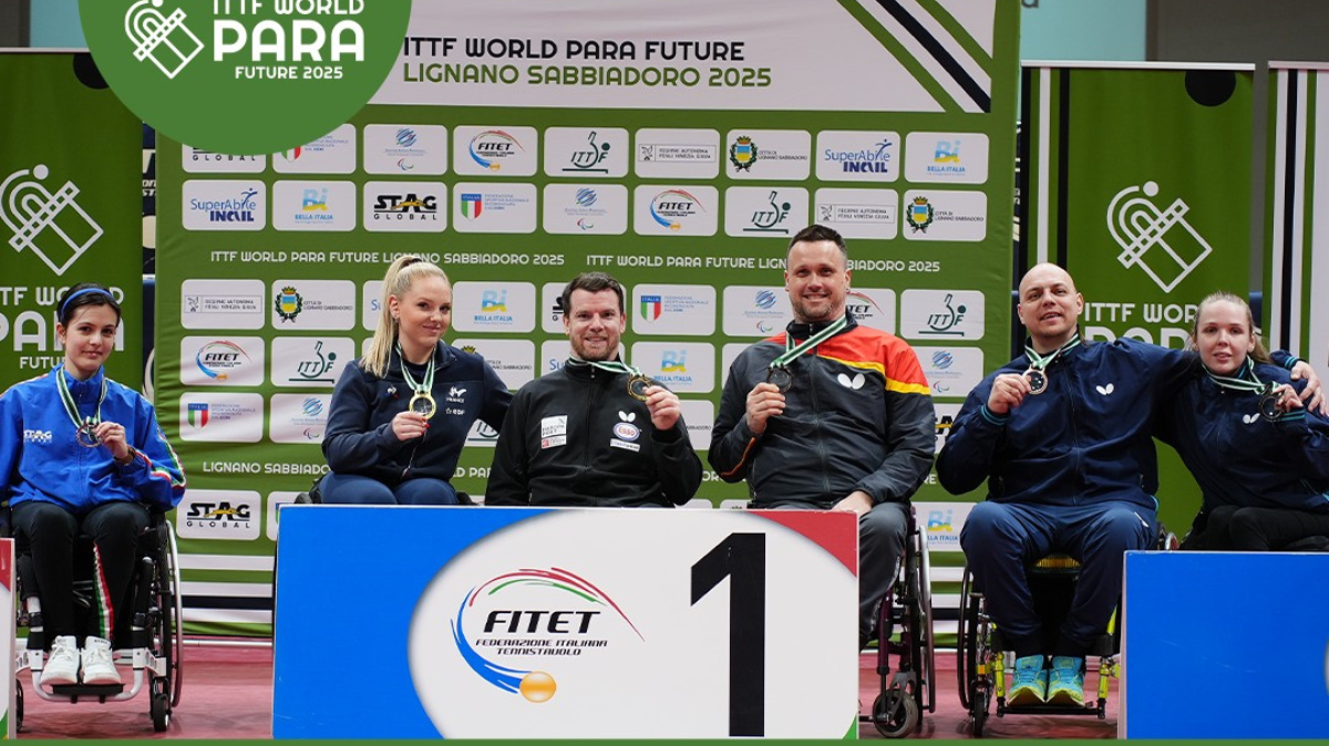 Para tennis de table Les Bleus font le plein en Italie pour l'ouverture de la saison