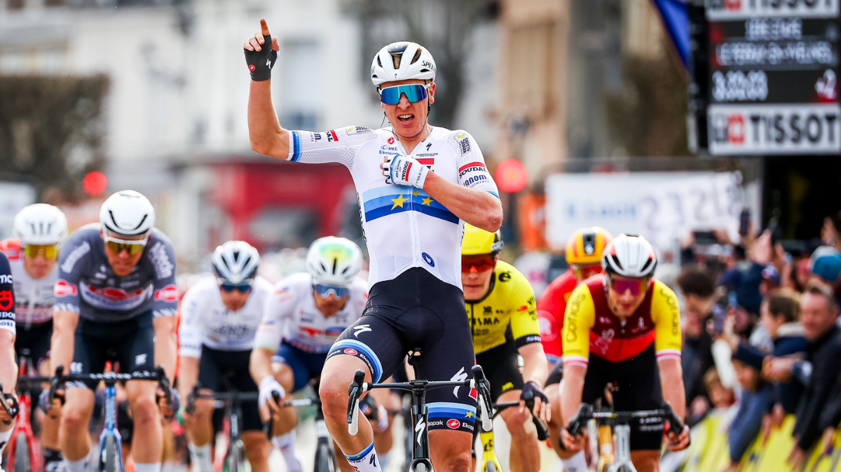 Paris-Nice 2025 Tim Merlier remporte la 1ère étape au sprint