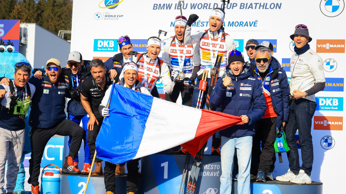 Relais hommes Nove Mesto 2025 La démonstration et le grand chelem pour les Bleus, avec le petit globe