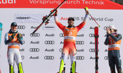 Slalom hommes Hafjell 2025 Loïc Meillard fait la passe de deux et se replace au général