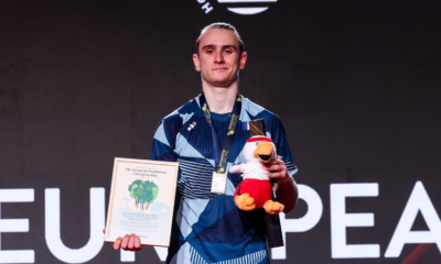 Badminton Championnats d'Europe 2025 Alex Lanier domine Toma Junior Popov et rafle le titre en simple !