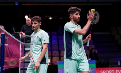 Badminton Championnats d'Europe 2025 Finale franco-française aussi en double hommes