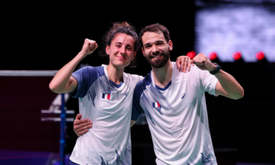 Badminton Championnats d'Europe 2025 Julien Maio et Laura Palermo prennent le bronze en double mixte