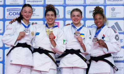 Championnats d'Europe judo 2025 Fanny-Estelle Posvite prend le bronze face à Audrey Tcheuméo