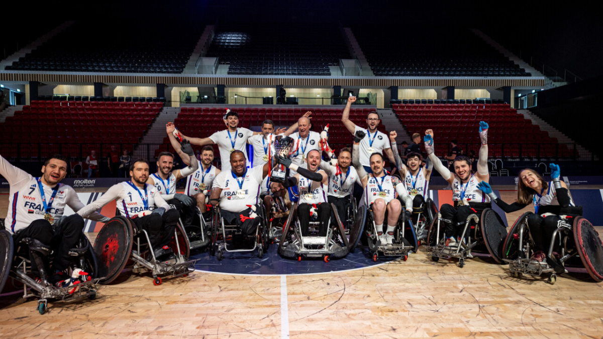 Euro rugby fauteuil 2025 Un triplé doré historique pour l’équipe de France