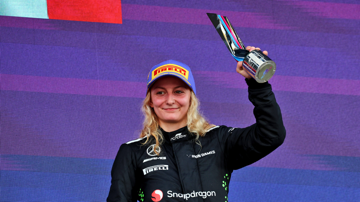 F1 Academy Doriane Pin se hisse sur le podium à Jeddah