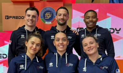 Gymnastique : Deux médailles pour le trampoline tricolore sur la Coupe du monde de Riccione