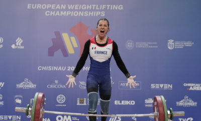 Haltérophilie Garance Rigaud triple médaillée et championne d'Europe du total chez lez 55 kg !
