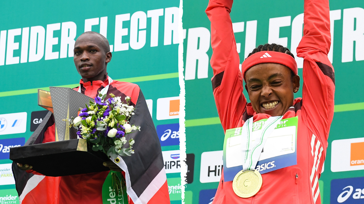 Marathon de Paris 2025 Benard Biwott et Bedatu Hirpa triomphent dans les rues parisiennes (1)