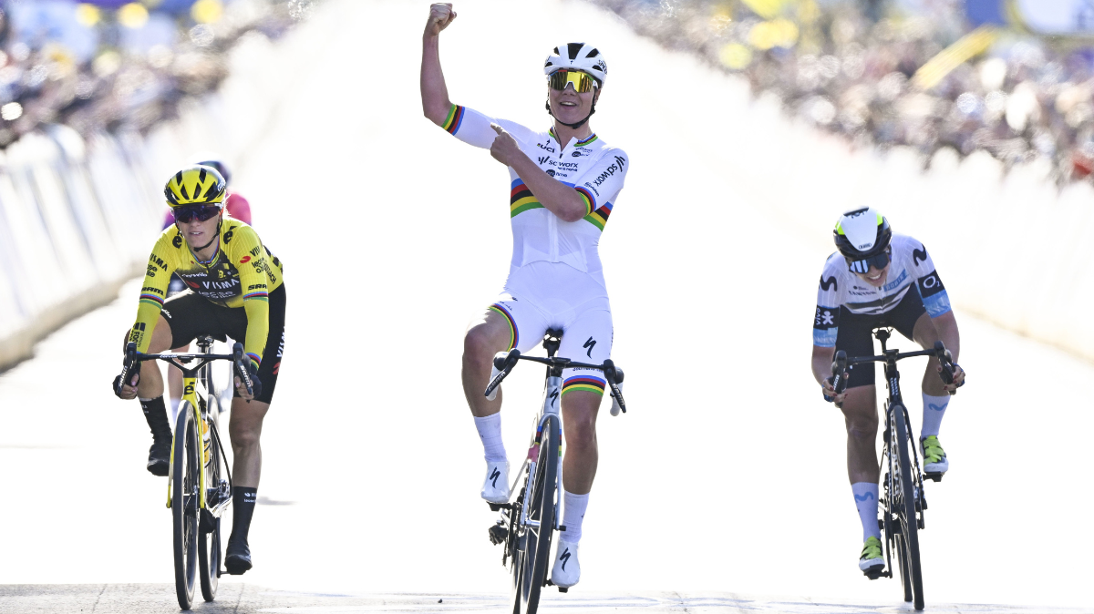 Tour des Flandres Femmes 2025 Lotte Kopecky s'impose et marque l'histoire, Pauline Ferrand-Prévot 2ème