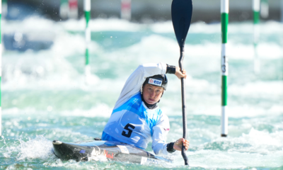 Coupe du monde de canoë-kayak slalom 2025 Camille Prigent sur le podium en kayak cross