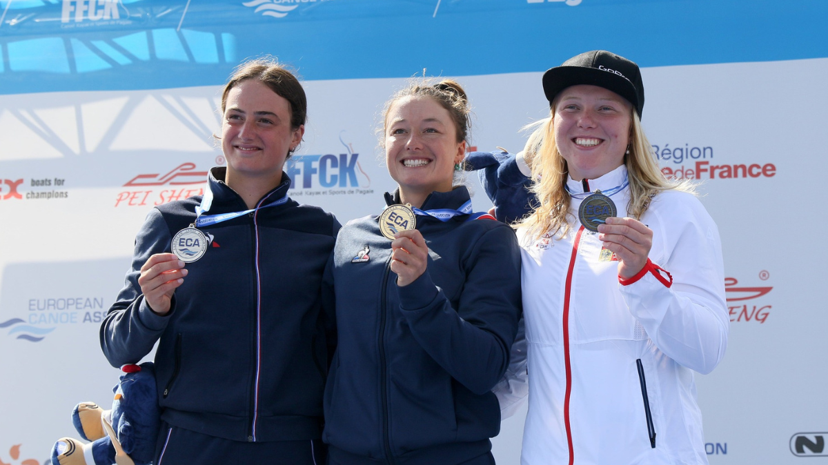 Canoë-kayak slalom Camille Prigent championne d'Europe de kayak cross devant Emma Vuitton !