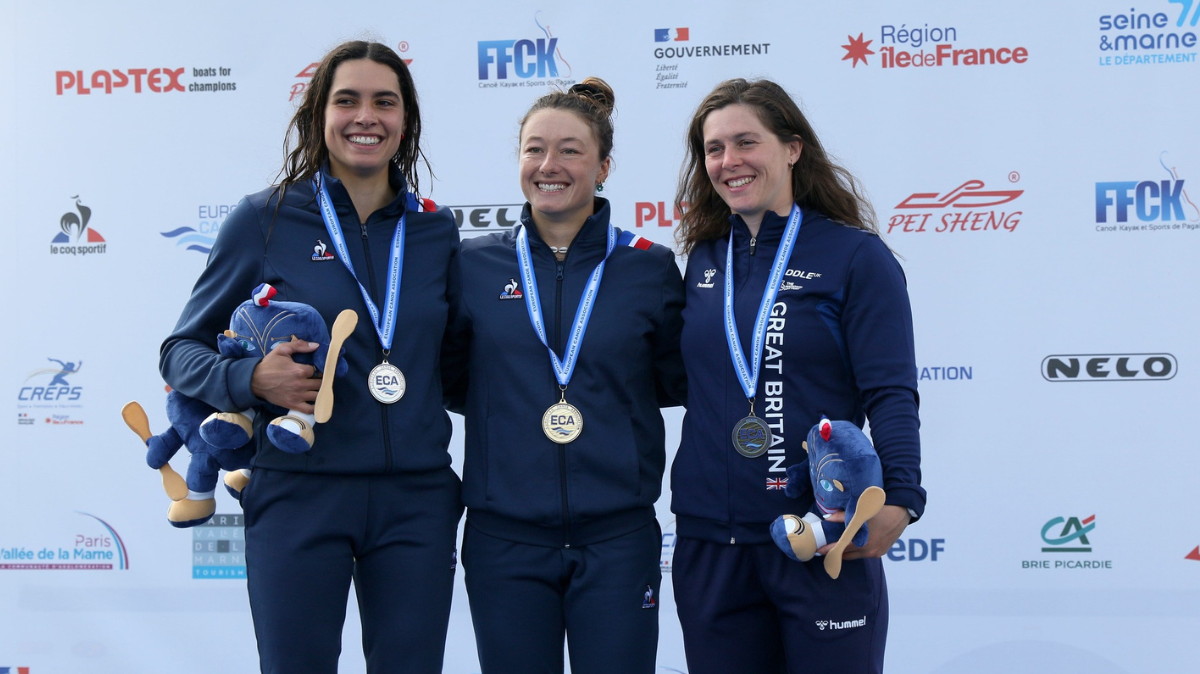 Canoë-kayak slalom Camille Prigent championne d'Europe en kayak cross individuel, Angèle Hug en argent !
