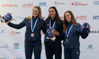Canoë-kayak slalom Laurène Roisin et Doriane Delassus sur le podium des Championnats d'Europe en canoë slalom