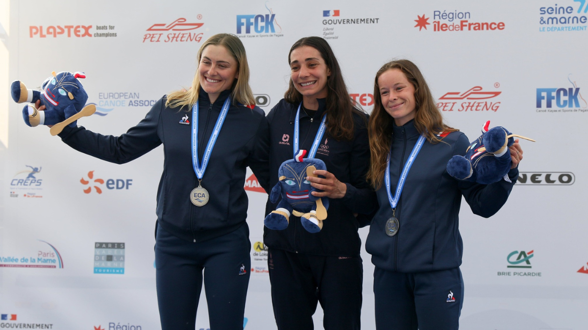 Canoë-kayak slalom Laurène Roisin et Doriane Delassus sur le podium des Championnats d'Europe en canoë slalom