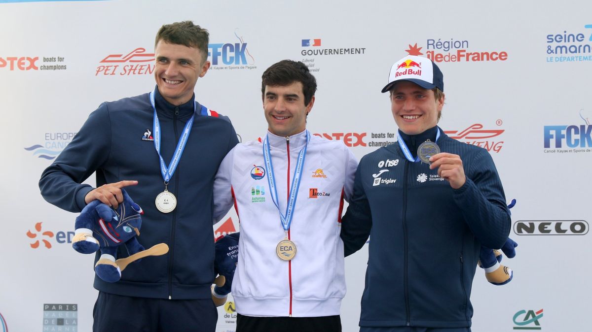 Canoë-kayak slalom Nicolas Gestin en argent sur le canoë slalom aux Championnats d'Europe