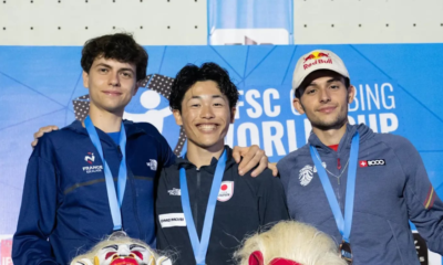 Coupe du monde d'escalade Premier podium pour Max Bertone à Bali