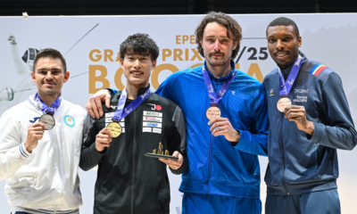 Coupe du monde d'escrime Luidgi Midelton en bronze au Grand Prix de Bogota