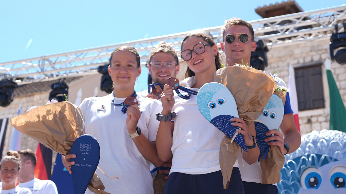 Euro natation en eau libre 2025 Le relais mixte français termine en bronze