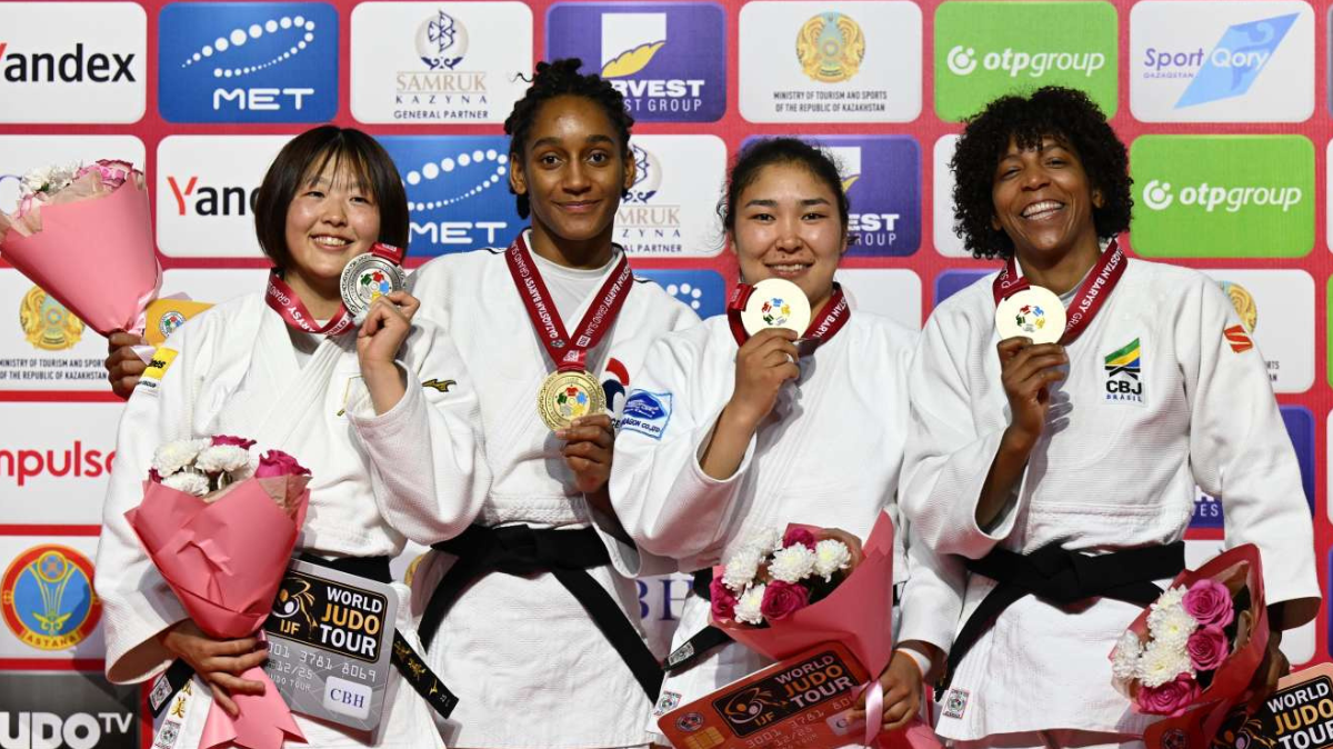 Grand Slam d'Astana 2025 Melkia Auchecorne (-63 kg) en or (1)