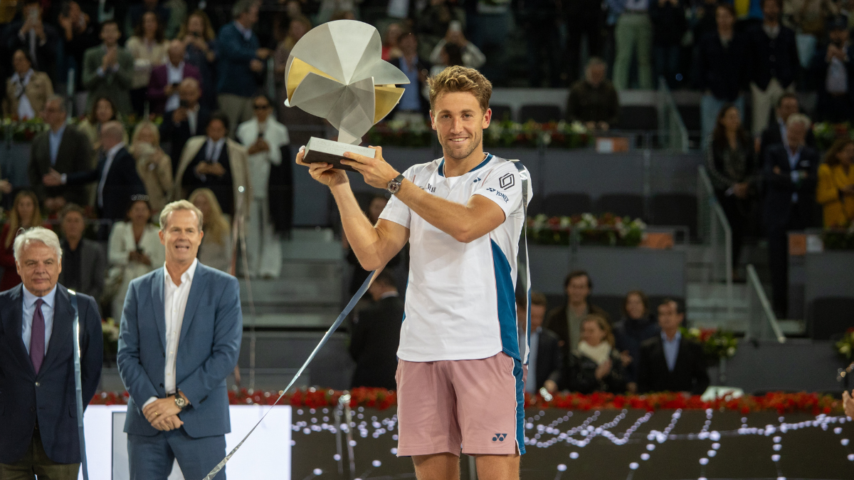 Masters 1000 de Madrid 2025 Casper Ruud terrasse Jack Draper et remporte son plus grand titre