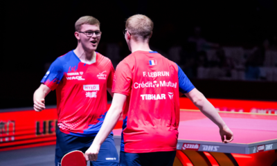 Mondiaux tennis de table 2025 Alexis Lebrun et Félix Lebrun valident eux aussi une médaille en double