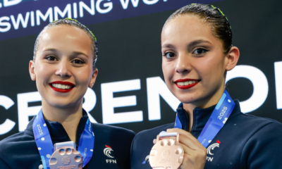 Natation artistique Les Bleues rentrent avec deux médailles de bronze du Canada